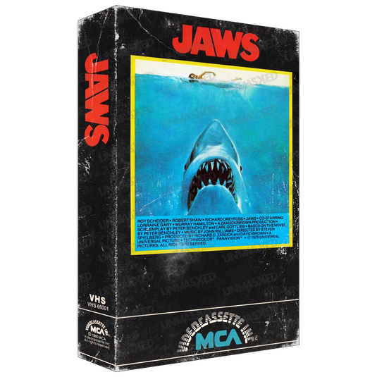 Jaws Oversized VHS Plaque
