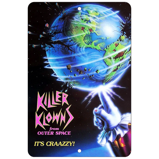 Killer Klowns Aluminum Sign