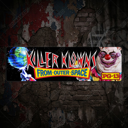 Killer Klowns Aluminum Street Sign