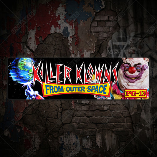 Killer Klowns Aluminum Street Sign