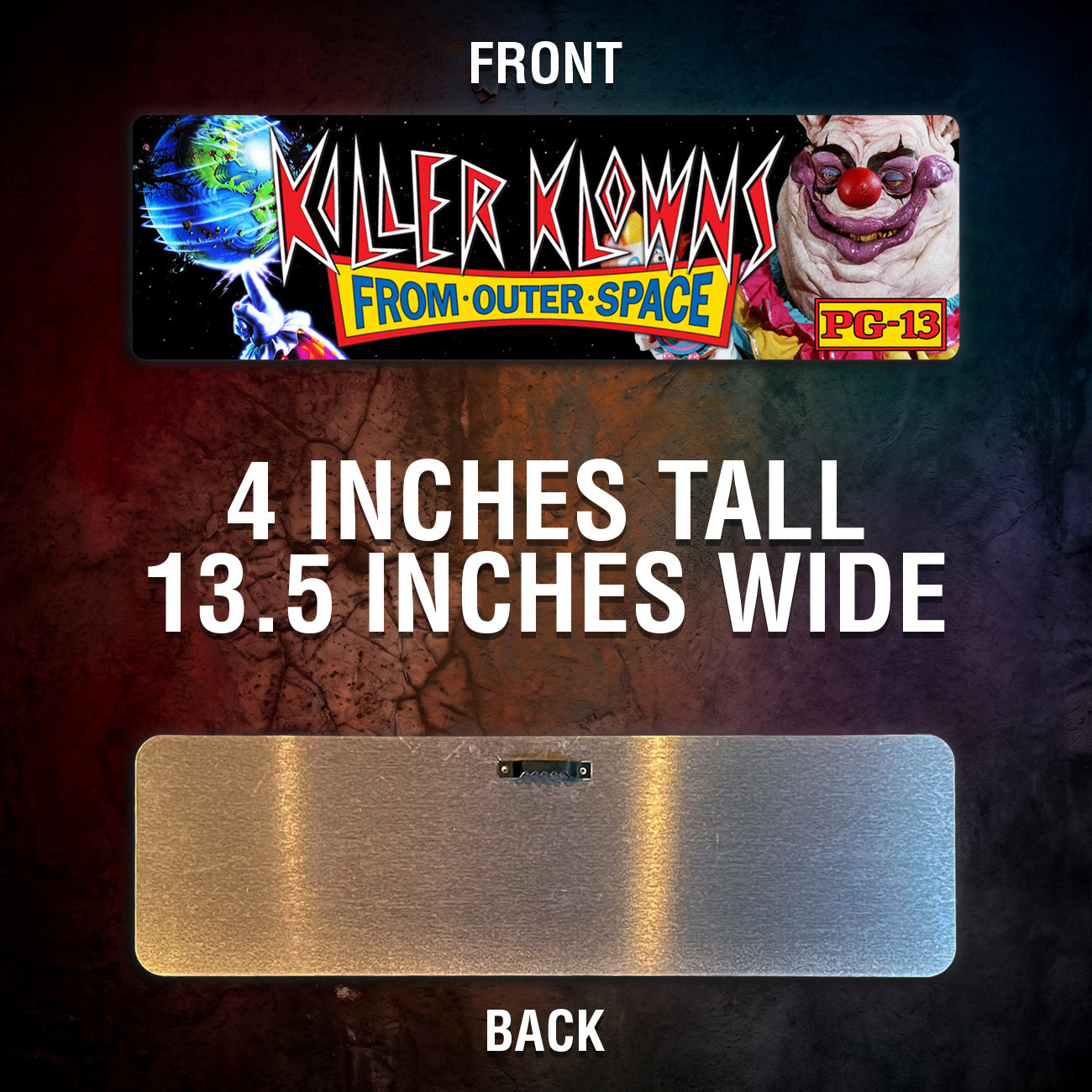 Killer Klowns Aluminum Street Sign