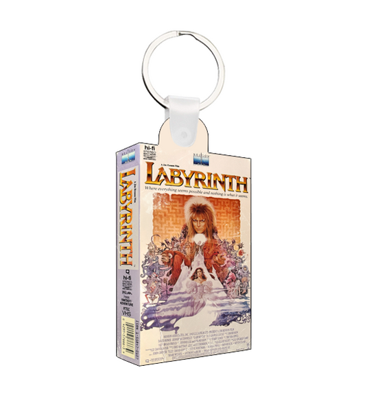 Labyrinth Mini VHS Keychain