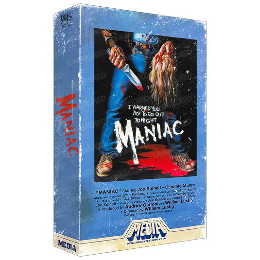 Maniac Oversized VHS Plaque