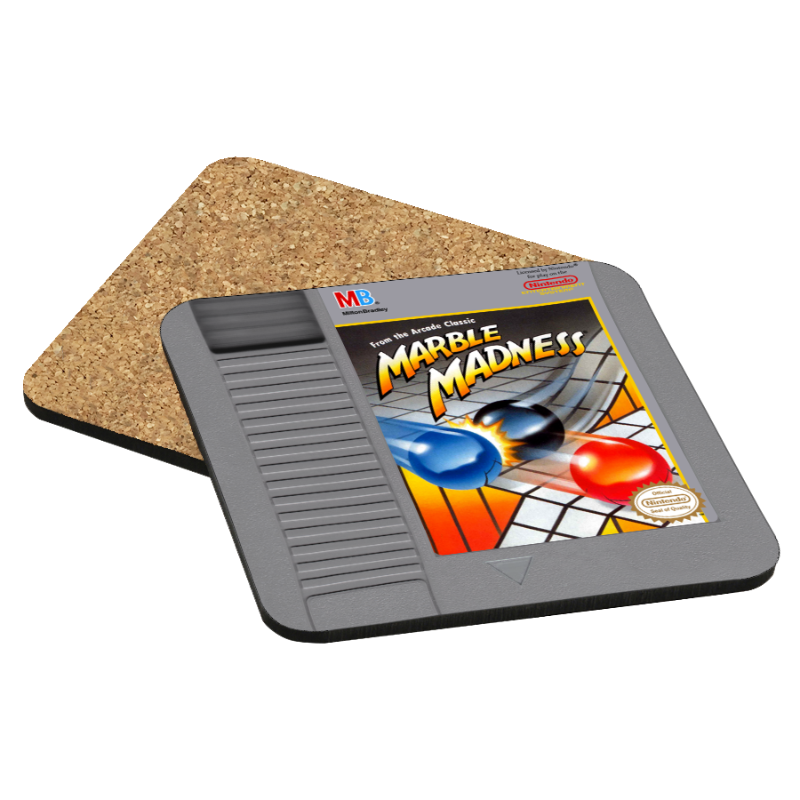 Marble Madness NES Drink Coaster