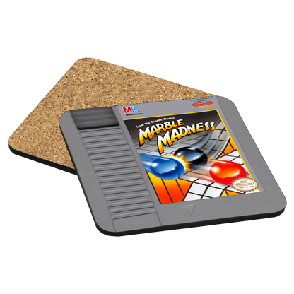 Marble Madness NES Drink Coaster