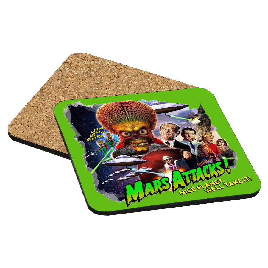 Mars Attacks! Drink Coaster