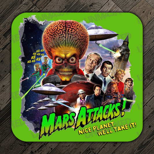 Mars Attacks! Drink Coaster