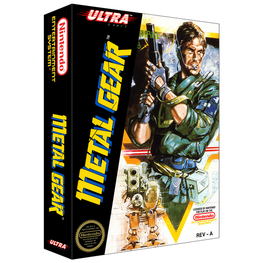 Metal Gear Oversized NES Plaque