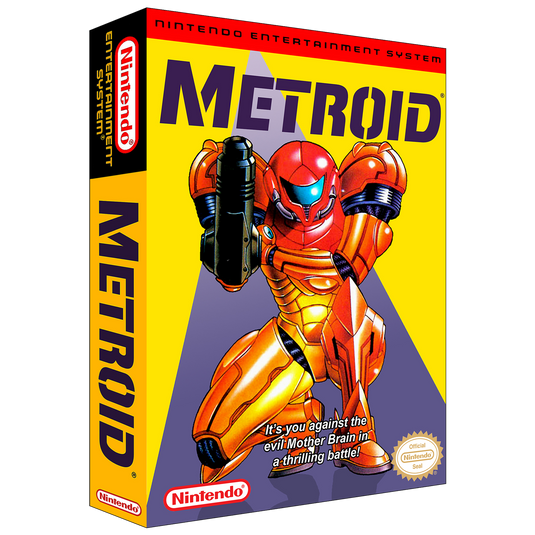 Metroid Oversized NES Plaque