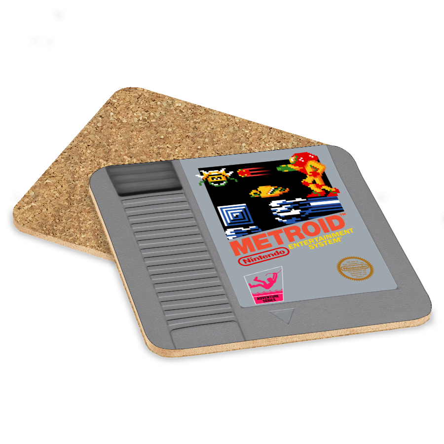 Metroid NES Drink Coaster