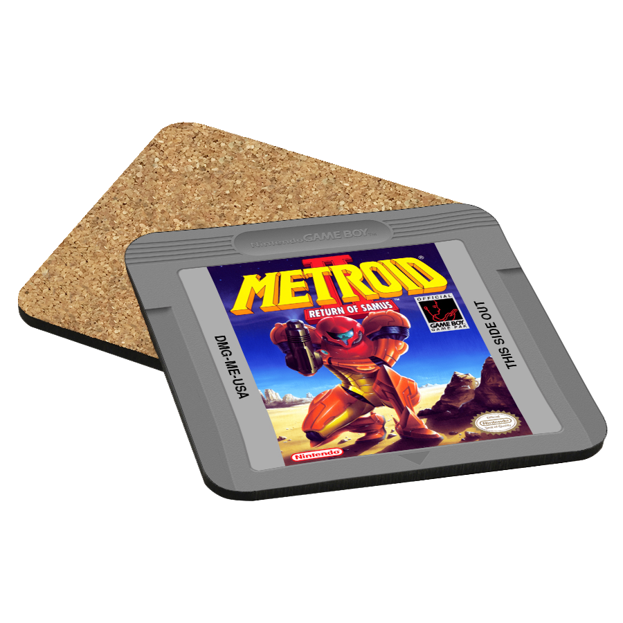 Metroid II Game Boy Drink Coaster