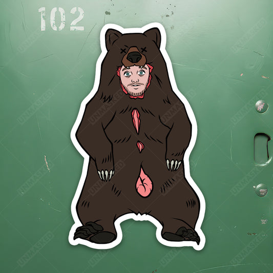 Midsommar Bear Suit Sticker