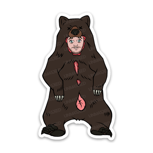 Midsommar Bear Suit Sticker