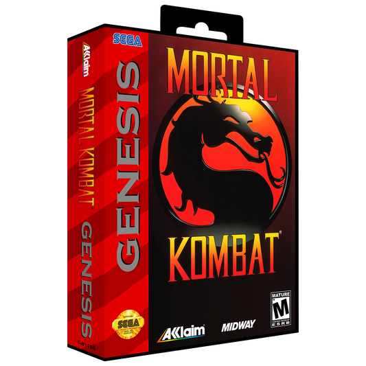 Mortal Kombat Oversized Genesis Plaque