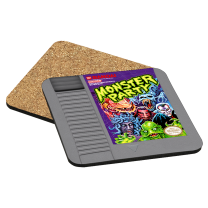 Monster Party NES Drink Coaster