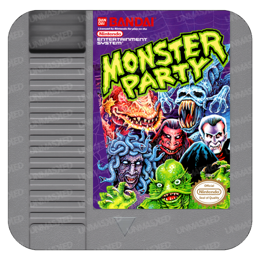 Monster Party NES Drink Coaster