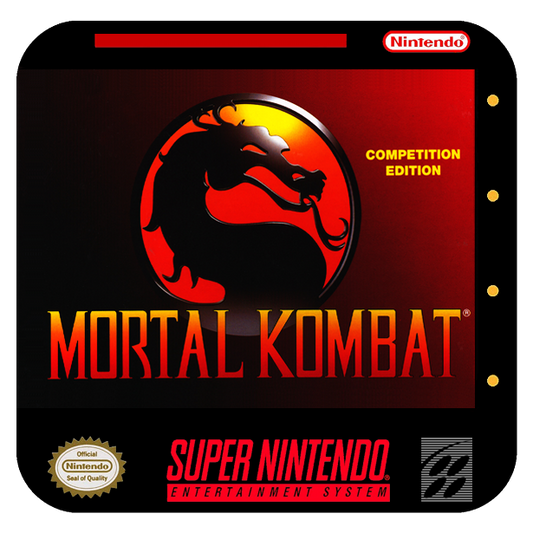 Mortal Kombat SNES Drink Coaster