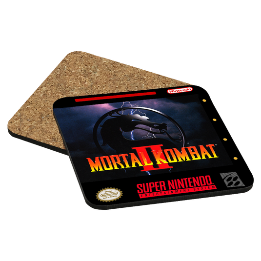 Mortal Kombat II SNES Drink Coaster