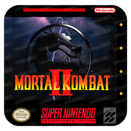 Mortal Kombat II SNES Drink Coaster