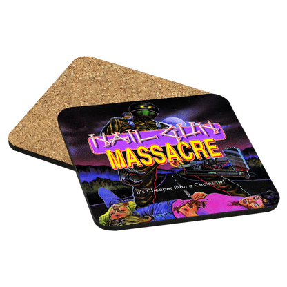 Nail Gun Massacre Drink Coaster