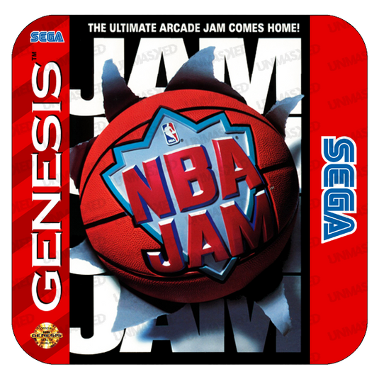 NBA Jam Genesis Drink Coaster