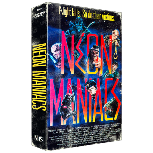 Neon Maniacs Oversized VHS Plaque