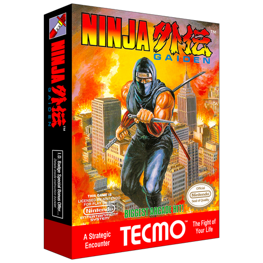 Ninja Gaiden Oversized NES Plaque