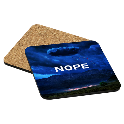 Nope Drink Coaster