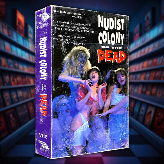 Nudist Colony of the Dead Supersized VHS Wall Art