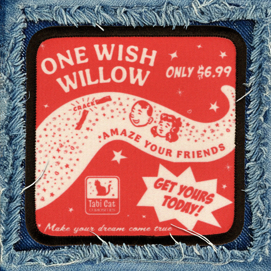 One Wish Willow Iron-On Patch