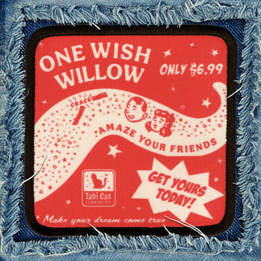One Wish Willow Iron-On Patch