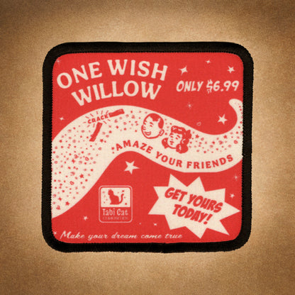 One Wish Willow Iron-On Patch
