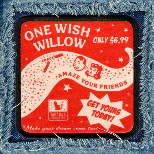 One Wish Willow Iron-On Patch