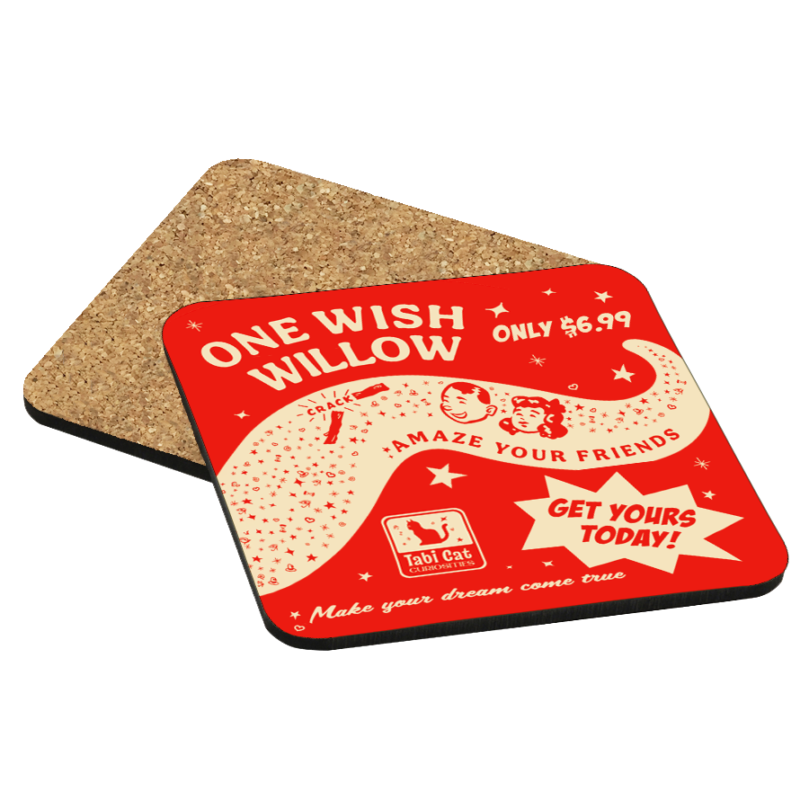 One Wish Willow Drink Coaster