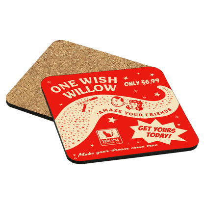 One Wish Willow Drink Coaster