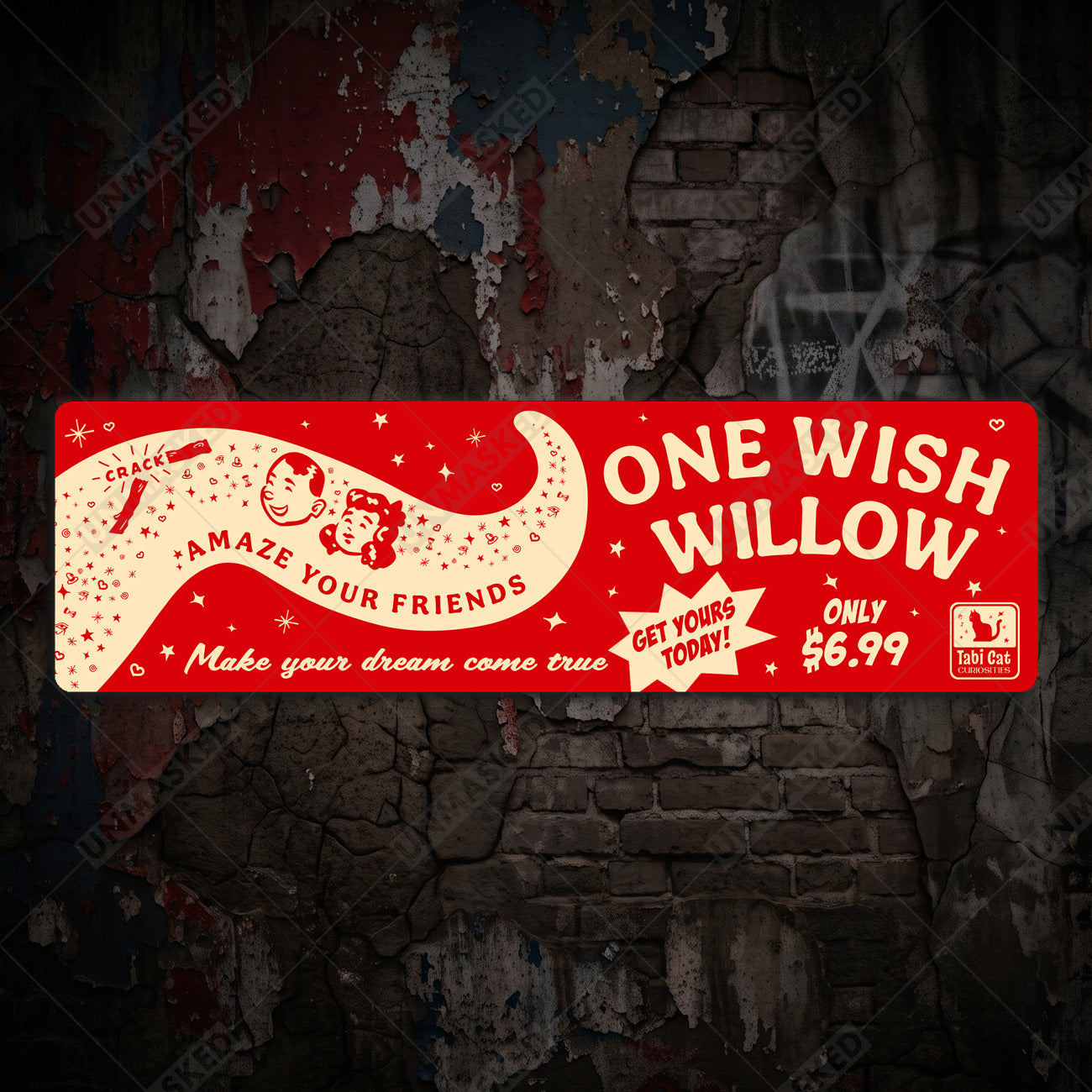 One Wish Willow Aluminum Street Sign