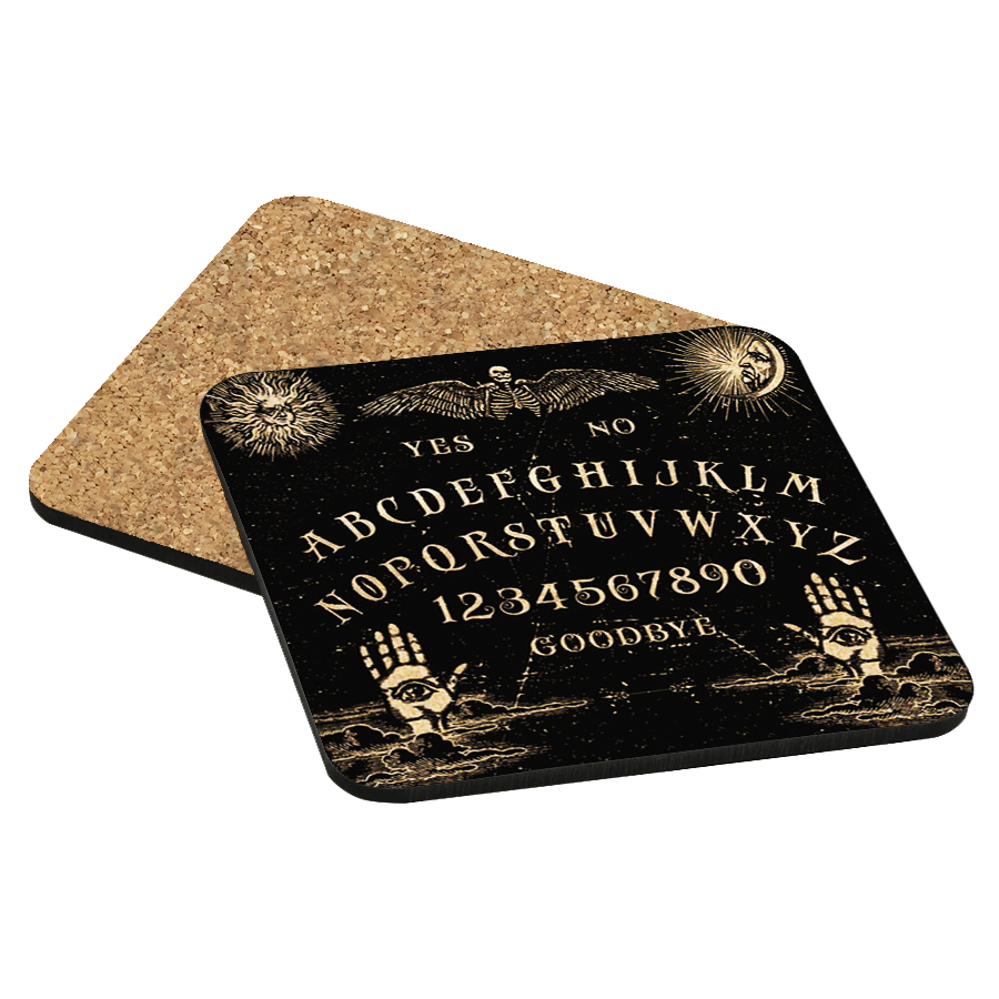 Gothic Ouija Board Drink Coaster