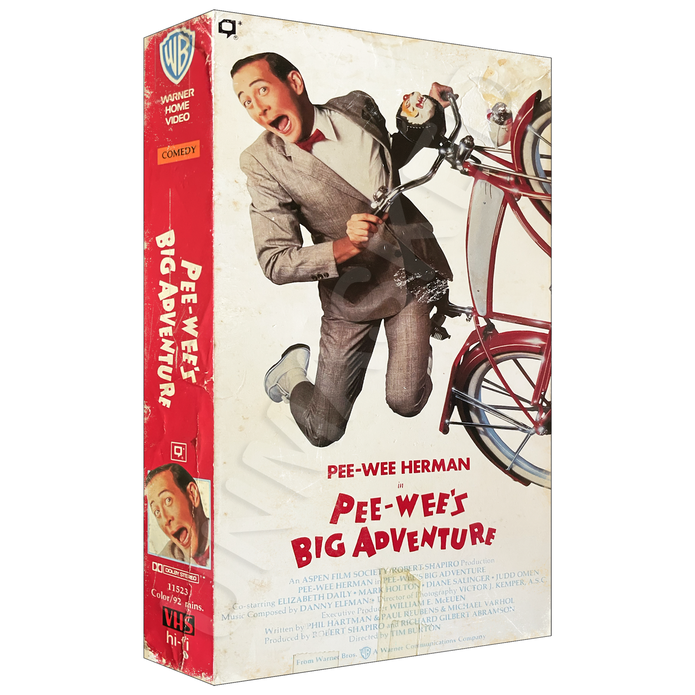Pee-wee's Big Adventure Oversized VHS Plaque