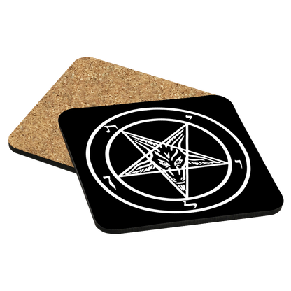 Pentagram Drink Coaster