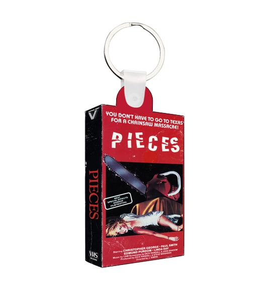 Pieces Mini VHS Keychain