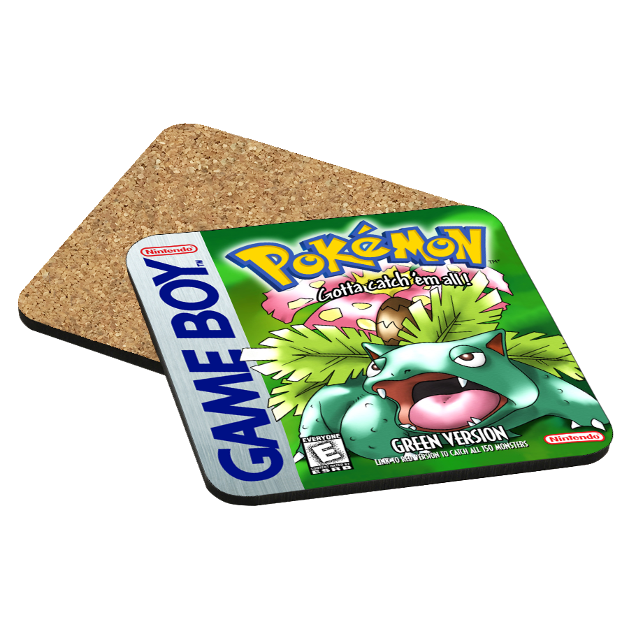 Pokemon Green Game Boy Drink Coaster