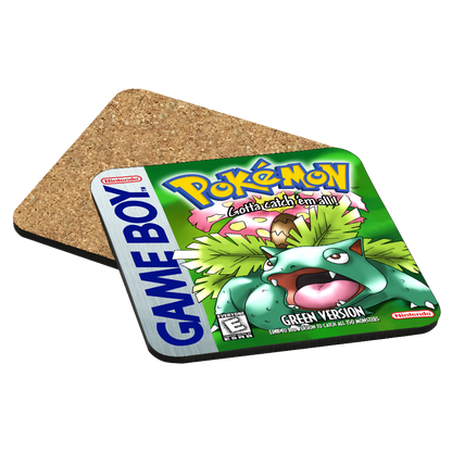 Pokemon Green Game Boy Drink Coaster