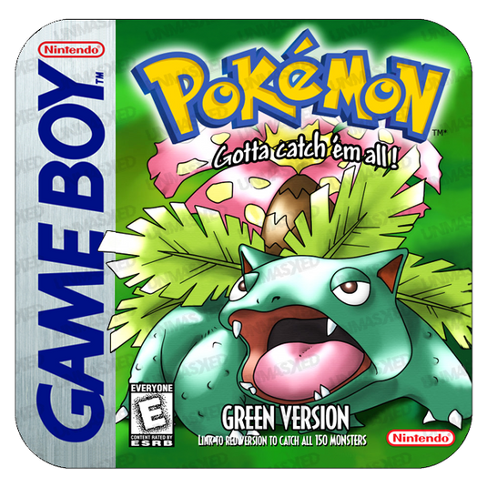 Pokemon Green Game Boy Drink Coaster