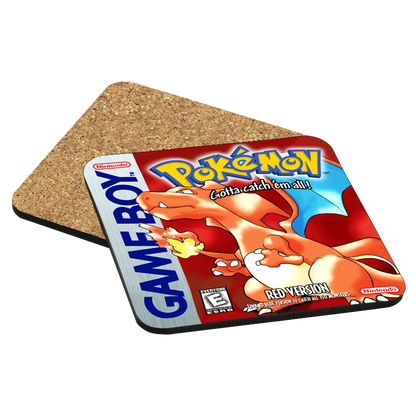 Pokemon Red Game Boy Drink Coaster