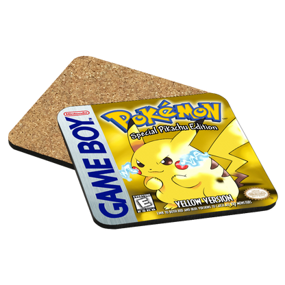 Pokemon Yellow Game Boy Drink Coaster