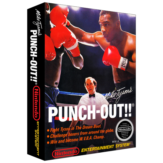 Mike Tyson's Punch-Out!! Oversized NES Plaque