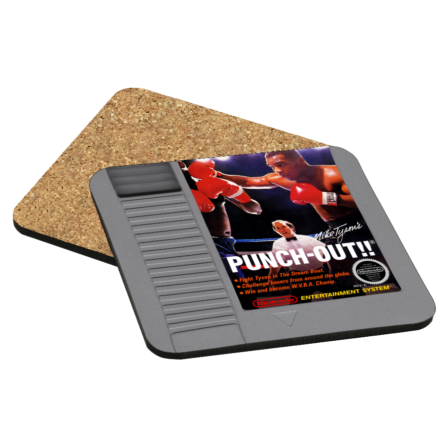 Mike Tyson's Punch-Out!! NES Drink Coaster