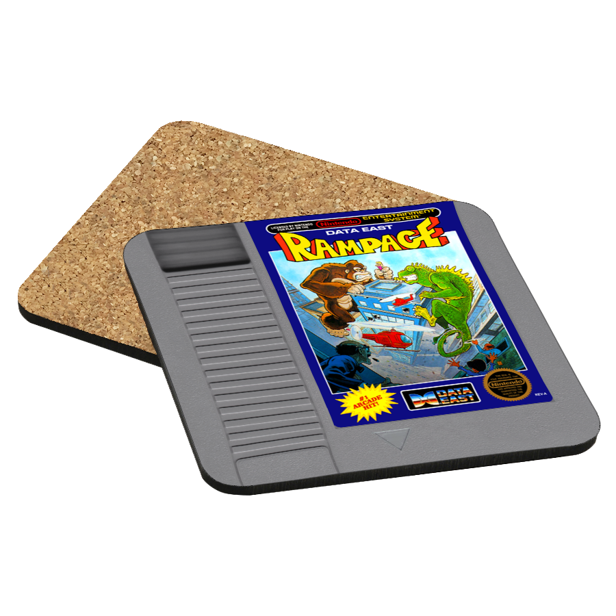 Rampage NES Drink Coaster