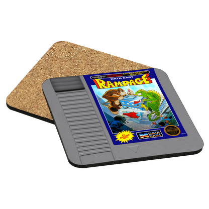 Rampage NES Drink Coaster