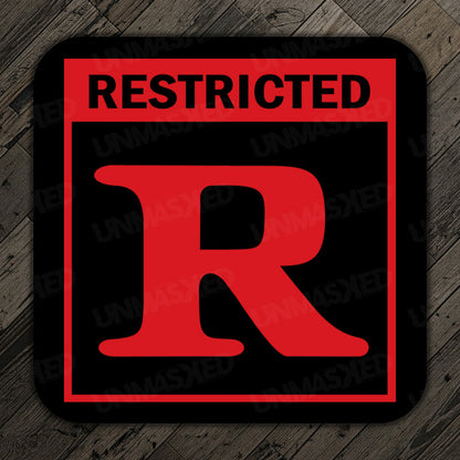 Rated R Drink Coaster